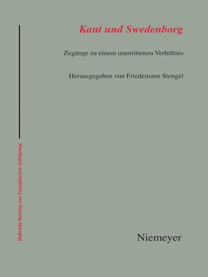 cover image of Kant und Swedenborg
